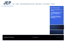 Tablet Screenshot of jep-holdings.com